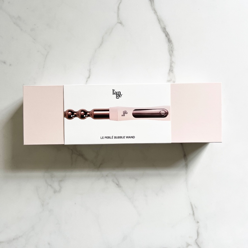 NEW L'ange Le Perle Bubble Wand Hair Curling Iron